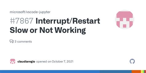 vscode jupyter notebook interrupt not working
