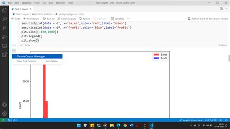 vscode python plot not showing