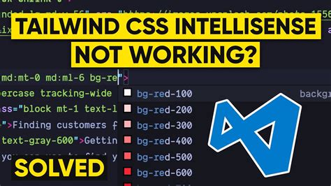 vscode tailwind css intellisense not working