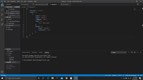 vscode terminal not showing text