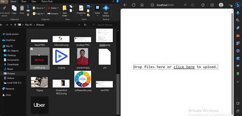 vue js drag and drop file upload example