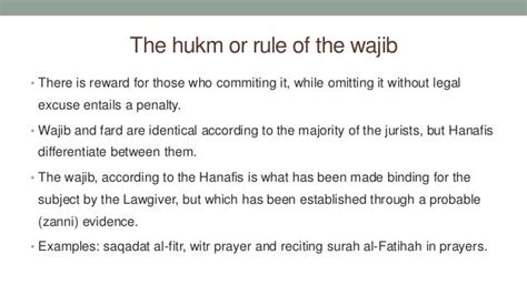 wajib examples