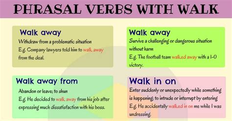 walk out phrasal verb examples