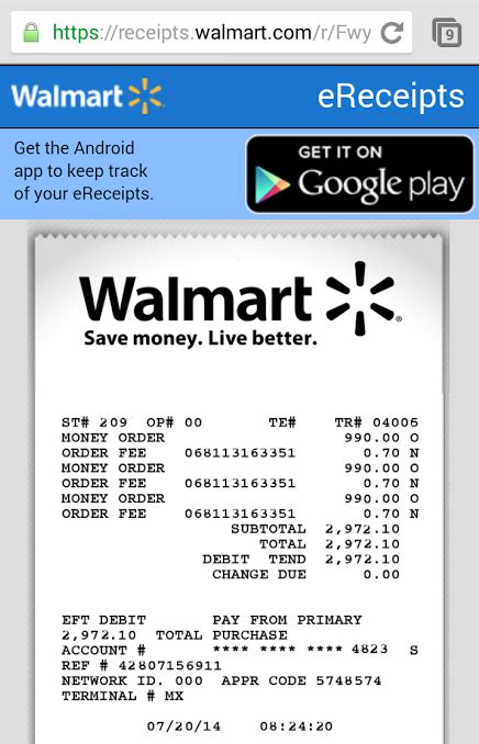 walmart action code list pdf