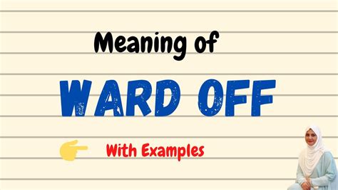 ward off meaning in urdu with example