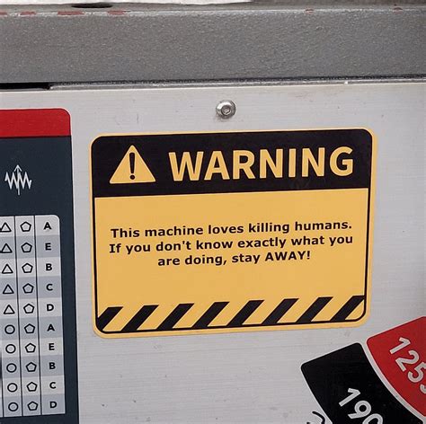 warning label examples funny