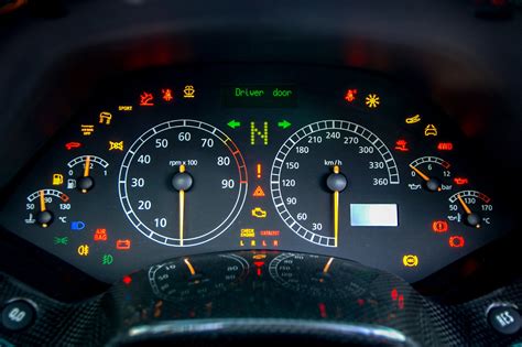 warning lights in car dashboard