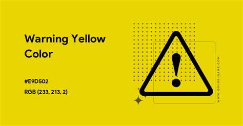 warning yellow color hex code