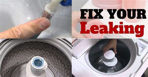 washing machine leaking when filling
