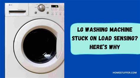 washing machine not sensing load