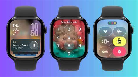 watchOS 26 Liquid Glass design