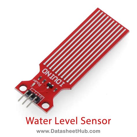 water level sensor arduino datasheet
