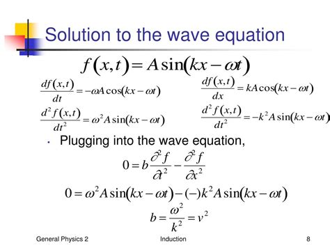 wave equation solution example