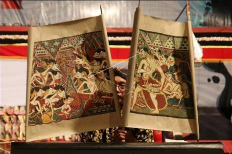 wayang beber scroll