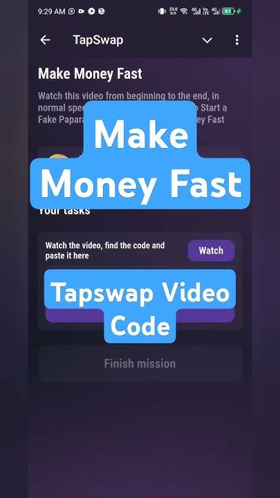 ways to make money fast tapswap code