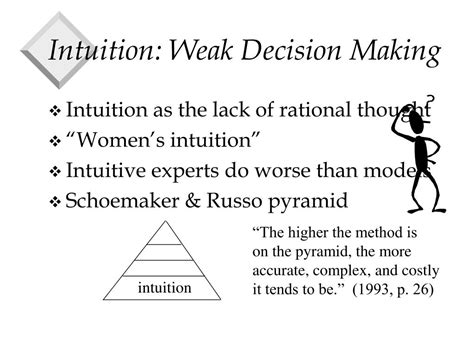 weak in decision making