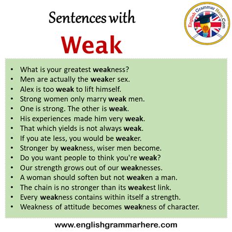 weak sentence structure
