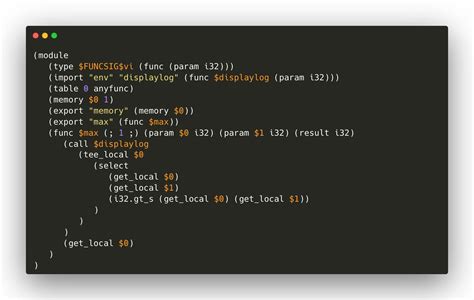 web assembly example code