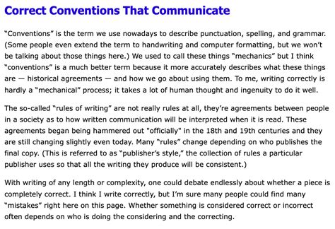 web content writing examples