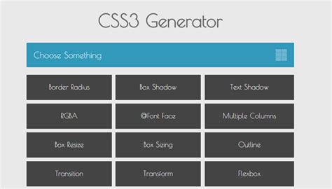web development code generator