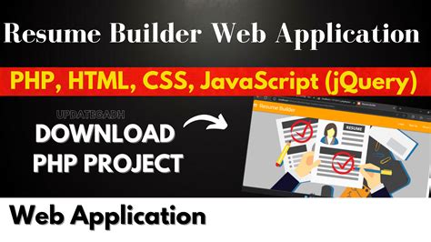 web development projects for resume with source code