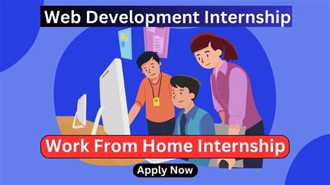 web development work from home internship