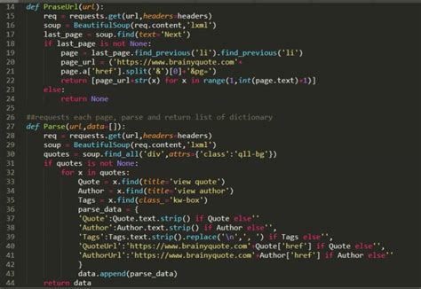 web scraper python script