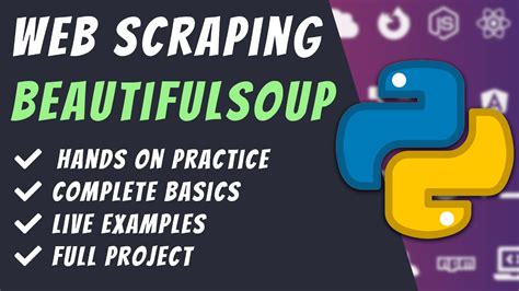 web scraping in python using beautifulsoup