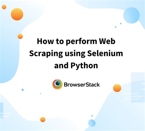 web scraping using selenium python example