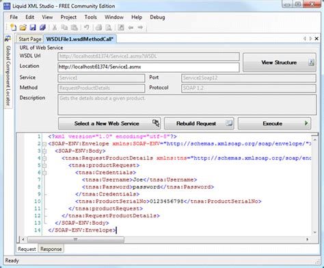 web service xml request example c#