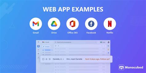 website apps examples