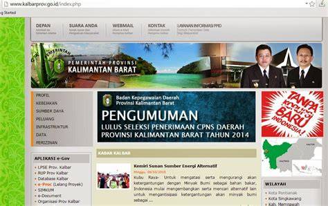 website pemerintah daerah