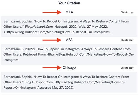website reference apa format generator