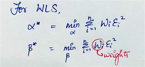 weighted least squares regression python