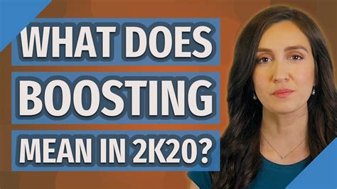 what's boosting mean