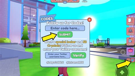 what's the code for korblox in bayside high school
