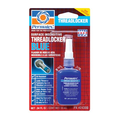 what's the difference between red and blue threadlocker