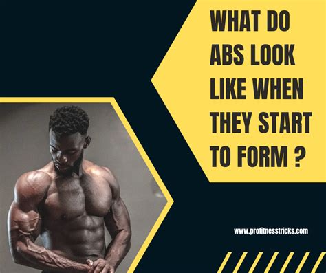 what abs look like when they start to form