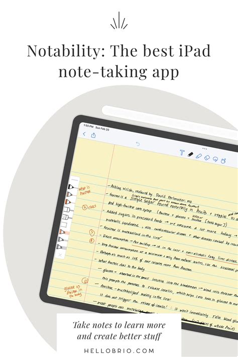 what app to use to take notes on ipad with pencil