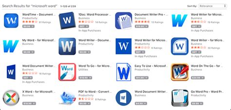 what apple app is equivalent to microsoft word