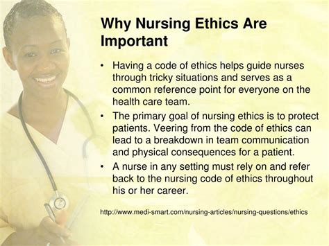 what are 3 examples of how nurses can apply the code of ethics in practice