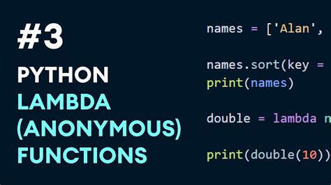what are anonymous functions in python