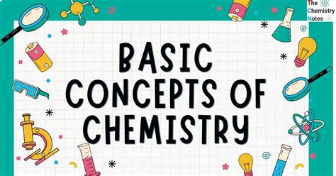 what are basic concepts in chemistry