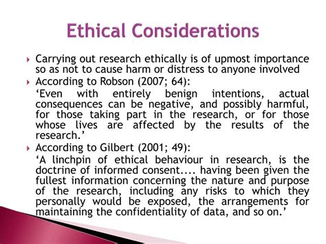 what are ethical considerations examples