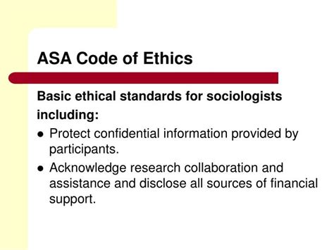 what are examples of ase code of ethics