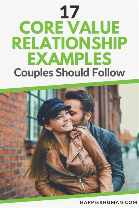 what are examples of core values in a relationship