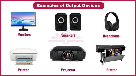 what are examples of output devices