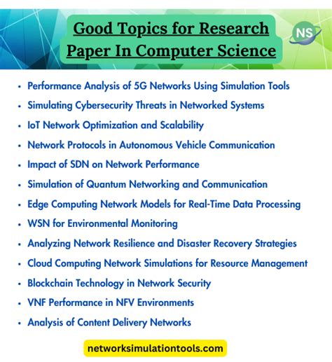 what are good topics for a project in computer science