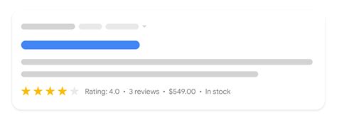 what are google product snippets