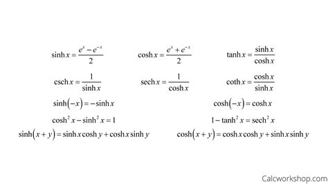 what are hyperbolic trig functions used for